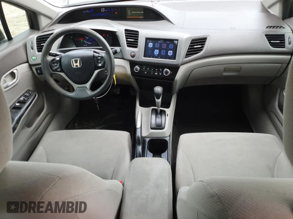 2012 Honda Civic LX with VIN 19XFB2F57CE069900, listed as a Copart auction lot 51695095 with 156,382 mi miles and Salvage Title. Bid and sale history available at DreamBid. Image 8.