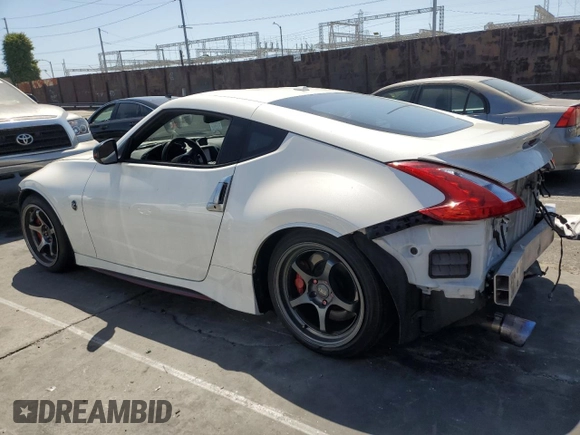 2016 Nissan 370Z with VIN JN1AZ4EH3GM935292, listed as a Copart auction lot 54071755 with 34,067 mi miles and Salvage Title. Bid and sale history available at carsss.com. Image 2.