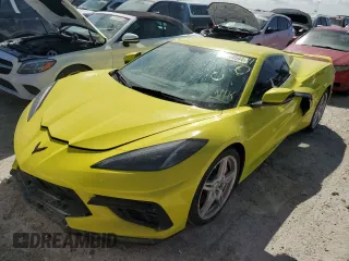 2021 Chevrolet Corvette 2LT with VIN 1G1YB3D49M5109943, listed as a Copart auction lot 74169544 with 0 mi miles and Non Repairable. Bid and sale history available at carsss.com. Image 1.