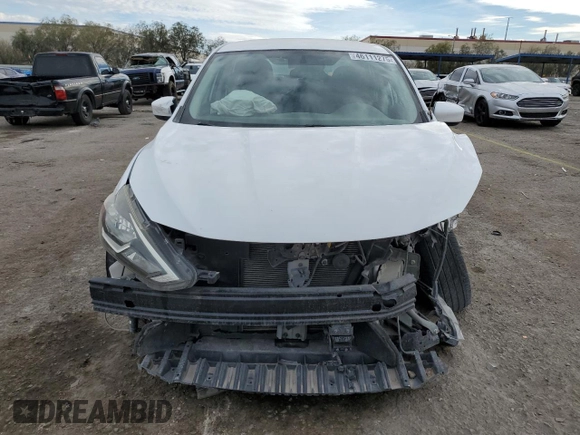 2019 Nissan Sentra S with VIN 3N1AB7AP8KY259530, listed as a Copart auction lot 46111275 with 34,438 mi miles and Salvage Title. Bid and sale history available at DreamBid. Image 5.