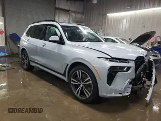 2024 BMW X7 xDrive40i with VIN 5UX23EM04R9V15436, listed as a Copart auction lot 46265095 with 5,504 mi miles and Salvage Title. Bid and sale history available at carsss.com. Image 4.