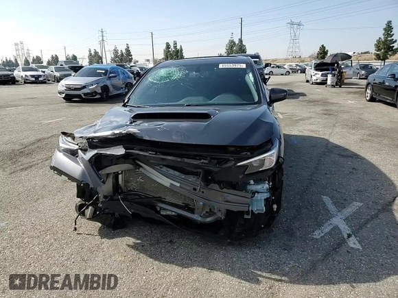2023 Subaru WRX Premium with VIN JF1VBAF62P9814440, listed as a Copart auction lot 45553975 with 24,707 mi miles and Salvage Title. Bid and sale history available at carsss.com. Image 10.