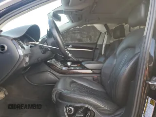 2013 Audi A8 3.0L with VIN WAUAGAFDXDN000657, listed as a Copart auction lot 42992755 with 154,426 mi miles and Salvage title. Bid and sale history available at DreamBid. Image 7.