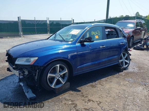 2016 Audi Q5 Premium Plus with VIN WA1D7AFPXGA046635, listed as a IAAI auction lot 42634448 with Not provided miles and . Bid and sale history available at DreamBid. Image 2.