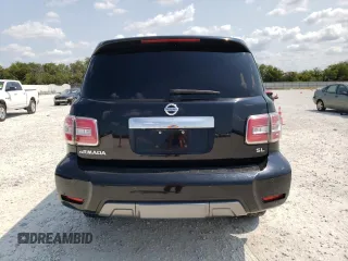 2017 Nissan Armada SV with VIN JN8AY2ND0H9001973, listed as a Copart auction lot 71734904 with 174,407 mi miles and Clean Title. Bid and sale history available at carsss.com. Image 6.