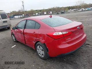 2016 Kia Forte LX with VIN KNAFK4A61G5493891, listed as a IAAI auction lot 41944122 with 100,951 mi miles. Bid and sale history available at carsss.com. Image 3.