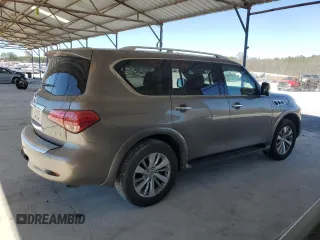 2016 Infiniti QX80 with VIN JN8AZ2NF0G9610963, listed as a Copart auction lot 47184895 with 183,836 mi miles and Salvage title. Bid and sale history available at DreamBid. Image 3.