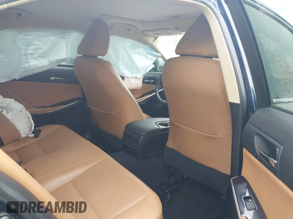 2015 Lexus IS 250 with VIN JTHCF1D20F5023138, listed as a IAAI auction lot 42251286 with 106,145 mi miles and . Bid and sale history available at DreamBid. Image 8.