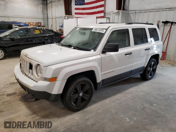 2015 Jeep Patriot Latitude with VIN 1C4NJRFB6FD395965, listed as a Copart auction lot 59615285 with 128,112 mi miles and Non repairable. Bid and sale history available at DreamBid. Image 1.