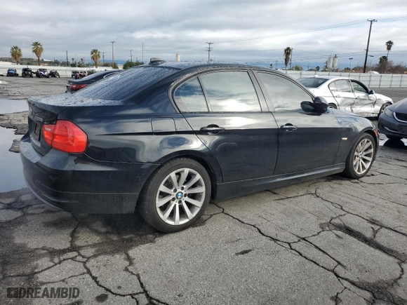 2011 BMW 3 Series 328i with VIN WBAPH5G52BNM81779, listed as a Copart auction lot 48592275 with 156,381 mi miles and Salvage Title. Bid and sale history available at carsss.com. Image 3.