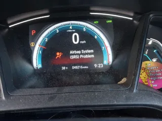 2019 Honda Civic Sedan LX with VIN 2HGFC2F65KH595758, listed as a IAAI auction lot 41989296 with 48,216 mi miles. Bid and sale history available at carsss.com. Image 7.