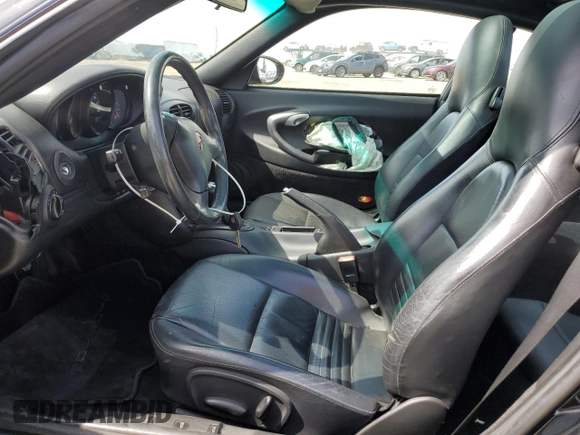 2004 Porsche 911 with VIN WP0BA29944S635185, listed as a Copart auction lot 56973225 with 90,005 mi miles and Salvage title. Bid and sale history available at DreamBid. Image 7.
