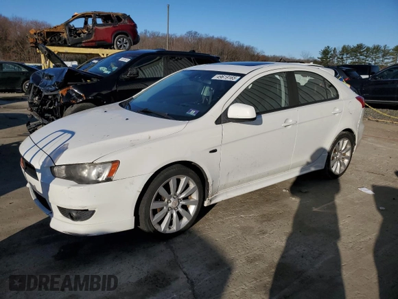 2010 Mitsubishi Lancer GTS z VIN JA32X8HWXAU002102, wystawiony jako Copart lot #49619165 z przebiegiem 150 822 mil mil oraz Szkoda całkowita • Salvage title. Historia ofert i sprzedaży dostępna na DreamBid. Obrazek 1.