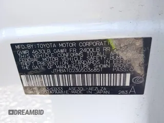 2016 Lexus IS 200t с VIN JTHBA1D23G5036851, выставлен на аукционе IAAI как лот 41957112 с пробегом 54 015 миль миль и . История ставок и продаж доступна на DreamBid. Изображение 9.