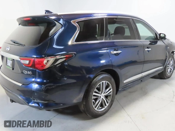 2020 Infiniti QX60 Luxe with VIN 5N1DL0MN0LC508563, listed as a Copart auction lot 58593215 with 41,861 mi miles and Salvage title. Bid and sale history available at DreamBid. Image 3.