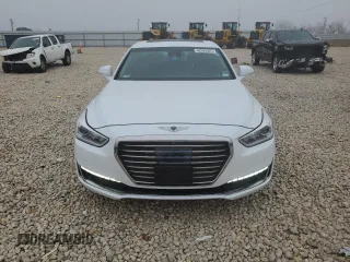 2017 Genesis G90 5.0L Ultimate with VIN KMHG54JH5HU029912, listed as a Copart auction lot 42926325 with 108,651 mi miles and Salvage Title. Bid and sale history available at carsss.com. Image 5.