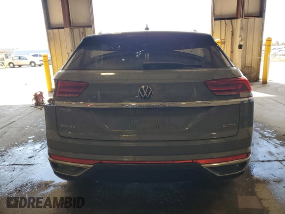 2021 Volkswagen Atlas SEL Premium with VIN 1V2TE2CA9MC235207, listed as a Copart auction lot 53188515 with Not provided miles and Salvage title. Bid and sale history available at DreamBid. Image 6.
