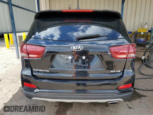 2020 Kia Sorento EX V6 with VIN 5XYPH4A53LG690205, listed as a Copart auction lot 45476975 with 34,766 mi miles and Clean Title. Bid and sale history available at carsss.com. Image 6.