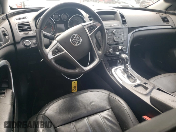 2011 Buick Regal CXL Turbo TO6 with VIN W04G05GV1B1080140, listed as a Copart auction lot 71938794 with 129,415 mi miles and Salvage Title. Bid and sale history available at carsss.com. Image 8.