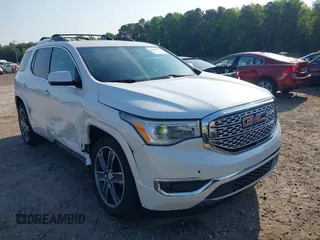 2018 GMC Acadia Denali with VIN 1GKKNPLS3JZ148659, listed as a IAAI auction lot 42158711 with 104,698 mi miles and . Bid and sale history available at DreamBid. Image 1.