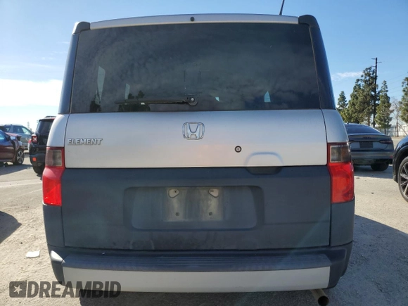 2007 Honda Element LX with VIN 5J6YH18307L010451, listed as a Copart auction lot 45704445 with 223,444 mi miles and Clean Title. Bid and sale history available at DreamBid. Image 6.