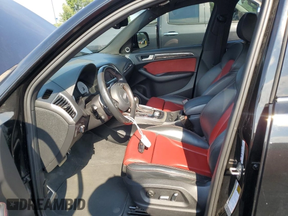 2017 Audi SQ5 Premium Plus with VIN WA1CCAFP7HA009440, listed as a Copart auction lot 62433294 with 83,790 mi miles and Salvage Title. Bid and sale history available at DreamBid. Image 7.