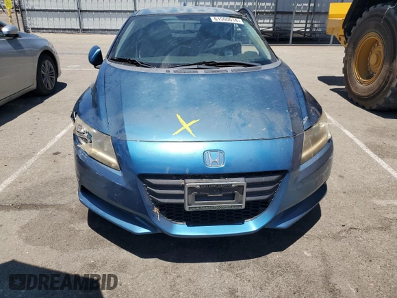 2011 Honda CR-Z with VIN JHMZF1D44BS012599, listed as a Copart auction lot 61500014 with Not Provided miles and Salvage Title. Bid and sale history available at DreamBid. Image 5.