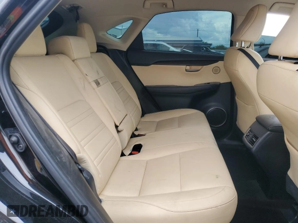 2017 Lexus NX 200t with VIN JTJYARBZXH2079853, listed as a Copart auction lot 58400125 with 119,555 mi miles and Salvage title. Bid and sale history available at DreamBid. Image 11.