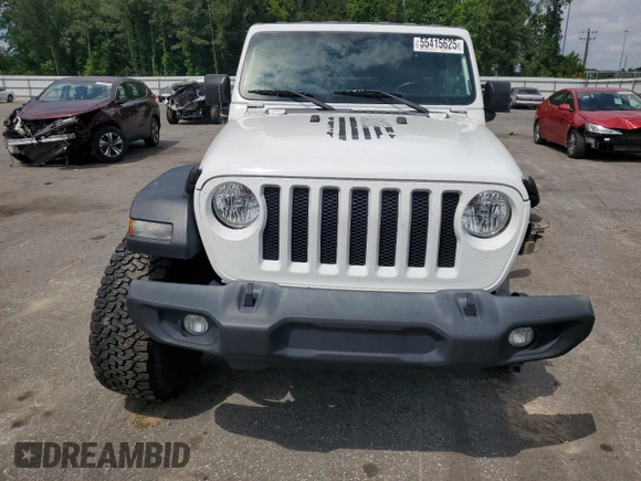 2018 Jeep Wrangler Unlimited Sport S z VIN 1C4HJXDG9JW143513, wystawiony jako Copart lot #55415625 z przebiegiem 133 294 mil mil oraz Szkoda całkowita • Salvage title. Historia ofert i sprzedaży dostępna na DreamBid. Obrazek 5.