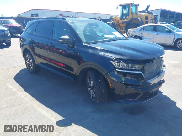 2022 Kia Sorento S with VIN 5XYRL4LC3NG097014, listed as a IAAI auction lot 41760355 with 88,192 mi miles. Bid and sale history available at carsss.com. Image 1.