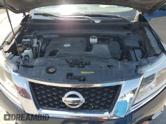 2014 Nissan Pathfinder S with VIN 5N1AR2MM9EC603825, listed as a Copart auction lot 54376525 with 229,783 mi miles and Salvage title. Bid and sale history available at DreamBid. Image 12.