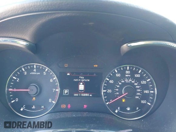 2015 Kia Forte EX with VIN KNAFZ4A85F5307314, listed as a IAAI auction lot 41672202 with 116,890 mi miles. Bid and sale history available at carsss.com. Image 7.