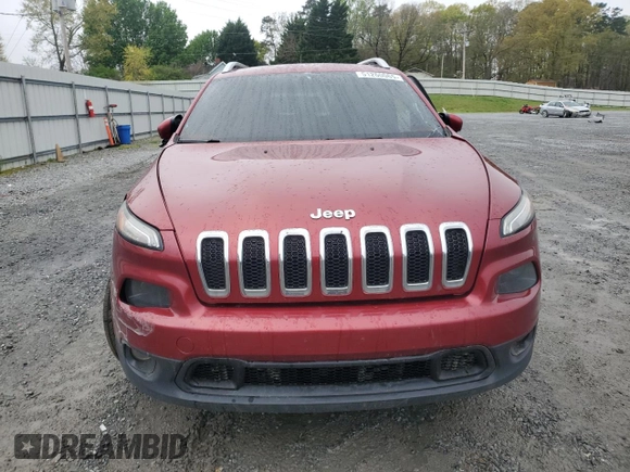 2014 Jeep Cherokee Altitude with VIN 1C4PJMCB7EW141684, listed as a Copart auction lot 51260065 with 163,656 mi miles and Salvage Title. Bid and sale history available at carsss.com. Image 5.