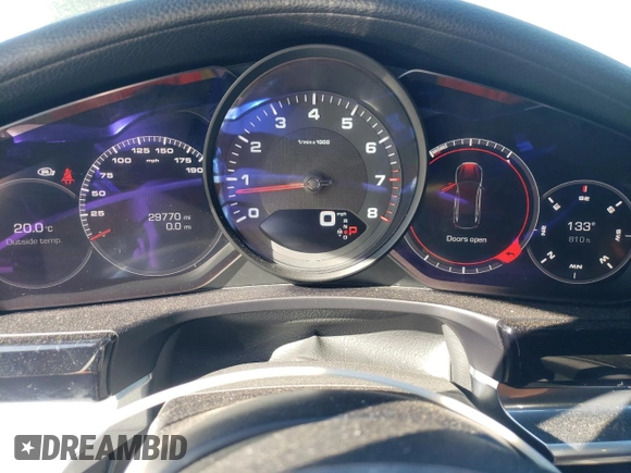 2019 Porsche Panamera с VIN WP0AA2A78KL101376, выставлен на аукционе Copart как лот 87654105 с пробегом 29 770 миль миль и Списание • Salvage title. История ставок и продаж доступна на DreamBid. Изображение 9.