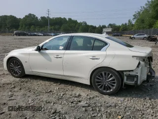 2019 Infiniti Q50 Luxe z VIN JN1EV7AP1KM512411, wystawiony jako Copart lot #59749125 z przebiegiem 83 347 mil mil oraz Szkoda całkowita • Salvage title. Historia ofert i sprzedaży dostępna na DreamBid. Obrazek 2.