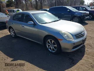 2006 Infiniti G35 with VIN JNKCV51F66M605719, listed as a IAAI auction lot 41766035 with 139,918 mi miles. Bid and sale history available at carsss.com. Image 1.