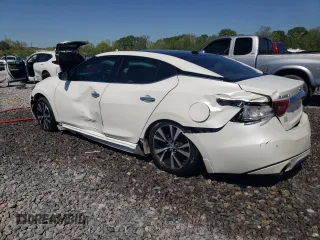 2017 Nissan Maxima SV with VIN 1N4AA6AP7HC436151, listed as a Copart auction lot 52362995 with 125,343 mi miles and Salvage Title. Bid and sale history available at carsss.com. Image 2.
