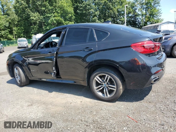 2018 BMW X6 xDrive35i with VIN 5UXKU2C55J0X51191, listed as a Copart auction lot 63567013 with 58,144 mi miles. Bid and sale history available at carsss.com. Image 2.