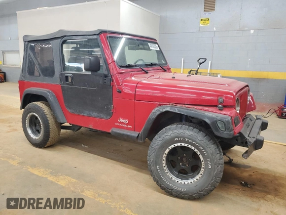 2004 Jeep Wrangler SE с VIN 1J4FA29164P771472, выставлен на аукционе Copart как лот 48162335 с пробегом 175 764 миль миль и Списание • Salvage title. История ставок и продаж доступна на DreamBid. Изображение 4.