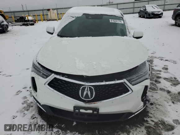2024 Acura RDX w/Advance Package with VIN 5J8TC2H7XRL019329, listed as a Copart auction lot 81624174 with 6,162 mi miles and Salvage Title. Bid and sale history available at carsss.com. Image 5.