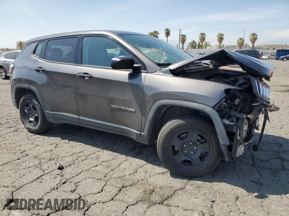 2018 Jeep Compass Sport with VIN 3C4NJCAB3JT194368, listed as a Copart auction lot 54204525 with 108,364 mi miles and Salvage title. Bid and sale history available at DreamBid. Image 4.