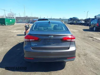 2017 Kia Forte LX with VIN 3KPFL4A78HE145715, listed as a IAAI auction lot 41803593 with 50,609 mi miles. Bid and sale history available at carsss.com. Image 16.