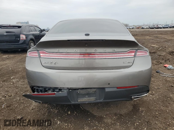 2016 Lincoln MKZ with VIN 3LN6L2JK3GR632168, listed as a Copart auction lot 53551865 with 107,968 mi miles and Salvage title. Bid and sale history available at DreamBid. Image 6.