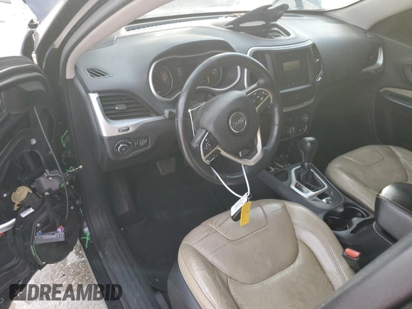 2016 Jeep Cherokee Limited z VIN 1C4PJLDB7GW158514, wystawiony jako Copart lot #58142335 z przebiegiem 178 116 mil mil oraz Szkoda całkowita • Salvage title. Historia ofert i sprzedaży dostępna na DreamBid. Obrazek 8.