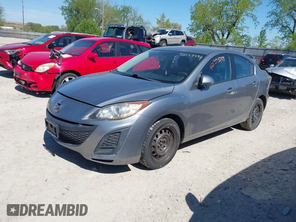 2011 Mazda Mazda3 i Sport with VIN JM1BL1UF4B1903446, listed as a IAAI auction lot 42139591 with 142,150 mi miles. Bid and sale history available at carsss.com. Image 2.