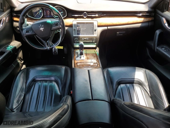 2014 Maserati Quattroporte S Q4 with VIN ZAM56RRAXE1082630, listed as a Copart auction lot 59699864 with 81,535 mi miles and Salvage Title. Bid and sale history available at carsss.com. Image 8.