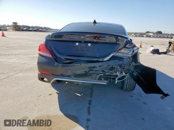2019 Genesis G70 Advanced with VIN KMTG34LE1KU027824, listed as a Copart auction lot 46900135 with 42,325 mi miles and Salvage title. Bid and sale history available at DreamBid. Image 6.