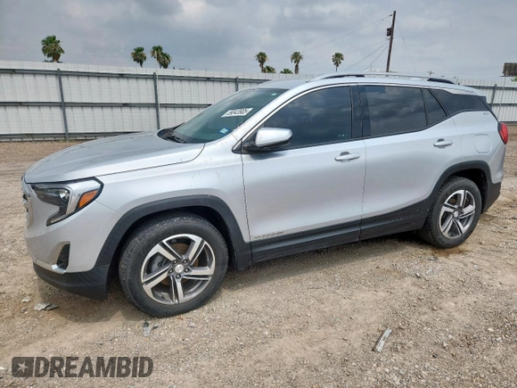 2021 GMC Terrain SLT with VIN 3GKALPEV4ML313400, listed as a Copart auction lot 59043905 with Not provided miles and Salvage title. Bid and sale history available at DreamBid. Image 1.