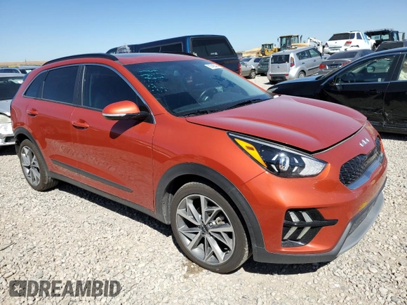 2022 Kia Niro Touring SE with VIN KNDCC3LCXN5532572, listed as a Copart auction lot 67485494 with 27,554 mi miles and Salvage Title. Bid and sale history available at carsss.com. Image 4.