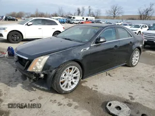 2012 Cadillac CTS Premium with VIN 1G6DS5E35C0142296, listed as a Copart auction lot 45970185 with 128,586 mi miles and Salvage Title. Bid and sale history available at DreamBid. Image 1.